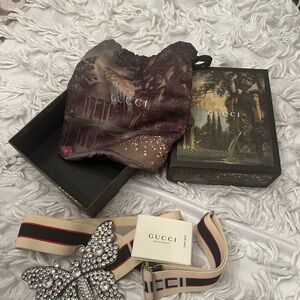 Gucci Crystal Butterfly Belt